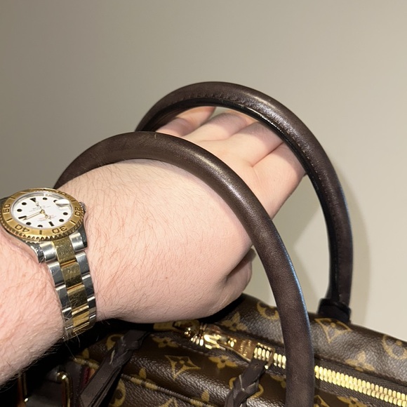 Louis Vuitton monogram Geant bequia porte document travel bag work briefcase - Picture 10 of 14